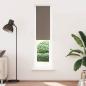 Preview: ARDEBO.de - Verdunkelungsrollo Kaffeebraun 55x210cm Stoffbreite 50,7 cm
