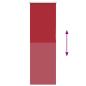 Preview: Verdunkelungsrollo Rot 45x175 cm Stoffbreite 40,7 cm Polyester