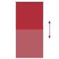 Preview: Verdunkelungsrollo Rot 70x150 cm Stoffbreite 65,7 cm Polyester