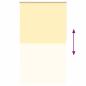 Preview: Verdunkelungsrollo Gelb 120x210cm Stoffbreite 116,6cm Polyester