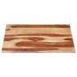 Preview: Tischplatte Massivholz Palisander 15-16 mm 80×80 cm