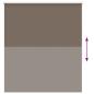Preview: Verdunkelungsrollo Kaffeebraun 130x150 cm Stoffbreite 126,6 cm