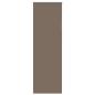 Preview: ARDEBO.de - Verdunkelungsrollo Kaffeebraun 80x210cm Stoffbreite 75,7 cm