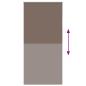 Preview: Verdunkelungsrollo Kaffeebraun 110x210 cm Stoffbreite 105,7 cm