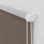 Preview: Verdunkelungsrollo Kaffeebraun 40x210cm Stoffbreite 35,7 cm