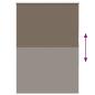 Preview: Verdunkelungsrollo Kaffeebraun 90x130cm Stoffbreite 85,7 cm