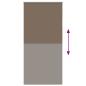 Preview: Verdunkelungsrollo Kaffeebraun 100x210cm Stoffbreite 95,7cm