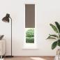 Preview: ARDEBO.de - Verdunkelungsrollo Kaffeebraun 45x230 cm Stoffbreite 40,7 cm