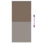 Preview: Verdunkelungsrollo Kaffeebraun 110x230 cm Stoffbreite 105,7 cm