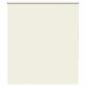 Preview: Verdunkelungsrollo Cremeweiß 140x130cm Stoffbreite 136,6cm
