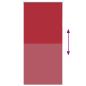 Preview: Verdunkelungsrollo Rot 105x210cm Stoffbreite 100,7cm Polyester