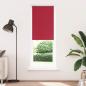 Preview: ARDEBO.de - Verdunkelungsrollo Rot 80x230 cm Stoffbreite 75,7 cm Polyester