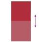 Preview: Verdunkelungsrollo Rot 85x150 cm Stoffbreite 80,7 cm Polyester
