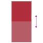 Preview: Verdunkelungsrollo Rot 85x130 cm Stoffbreite 80,7 cm Polyester