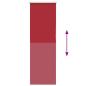 Preview: Verdunkelungsrollo Rot 50x150 cm Stoffbreite 45,7 cm Polyester
