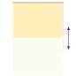 Preview: Verdunkelungsrollo Gelb 100x175cm Stoffbreite 95,7 cm Polyester