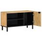 Preview: TV-Schrank Braun 80x31,5x46 cm Massivholz Mango