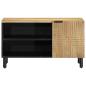 Preview: TV-Schrank Braun 80x31,5x46 cm Massivholz Mango