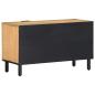 Preview: TV-Schrank Braun 80x31,5x46 cm Massivholz Mango