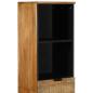 Preview: Badschrank Braun 38x33x160 cm Massivholz Mango
