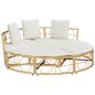 Preview: Outdoor-Loungebett ohne Dach Poly Rattan