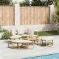 Preview: Outdoor-Loungebett ohne Dach Poly Rattan