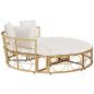 Preview: Outdoor-Loungebett ohne Dach Poly Rattan