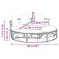 Preview: Outdoor-Loungebett ohne Dach Poly Rattan