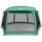 Preview: Poolzelt mit abnehmbarem Überzelt Netzwänden Meergrün 670x590cm