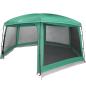 Preview: Poolzelt mit abnehmbarem Überzelt Netzwänden Meergrün 670x590cm