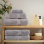 Preview: Premium-Handtücher SOLUND 10 Stk. Grau 50x100 cm 600 g/m²