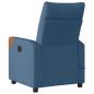 Preview: Massagesessel Blau Stoff