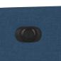 Preview: Massagesessel Elektrisch Blau Stoff