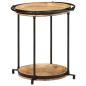 Preview: ARDEBO.de - Beistelltisch Ø55x60 cm Massivholz Mango