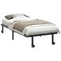 Preview: Bettgestell ohne Matratze Klappbar Schwarz 90x200 cm Stahl