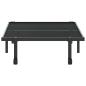 Preview: Bettgestell ohne Matratze Klappbar Schwarz 90x200 cm Stahl