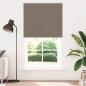 Preview: ARDEBO.de - Verdunkelungsrollo Kaffeebraun 140x210 cm Stoffbreite 136,6 cm