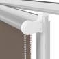 Preview: Verdunkelungsrollo Kaffeebraun 140x210 cm Stoffbreite 136,6 cm
