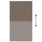 Preview: Verdunkelungsrollo Kaffeebraun 140x210 cm Stoffbreite 136,6 cm