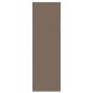 Preview: Verdunkelungsrollo Kaffeebraun 75x210cm Stoffbreite 70,7 cm