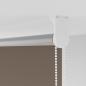 Preview: Verdunkelungsrollo Kaffeebraun 155x230cm Stoffbreite 151,6cm