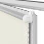Preview: Verdunkelungsrollo Cremeweiß 70x230cm Stoffbreite 65,7 cm
