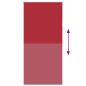 Preview: Verdunkelungsrollo Rot 100x210cm Stoffbreite 95,7 cm Polyester