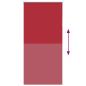 Preview: Verdunkelungsrollo Rot 110x230cm Stoffbreite 105,7cm Polyester