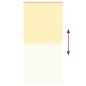 Preview: Verdunkelungsrollo Gelb 100x210cm Stoffbreite 95,7 cm Polyester