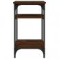 Preview: Beistelltisch Braun Eichen-Optik 35x30x60 cm Holzwerkstoff