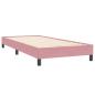 Preview: Boxspringbett ohne Matratze Rosa 100x220 cm Samt