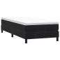 Preview: Boxspringbett ohne Matratze Schwarz 80x220 cm Samt