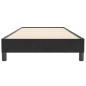 Preview: Boxspringbett ohne Matratze Schwarz 80x220 cm Samt