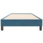 Preview: Boxspringbett ohne Matratze Dunkelblau 80x220 cm Samt